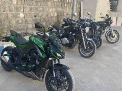 توقیف ۴ موتورسیکلت سنگین قاچاق در محور کندوان