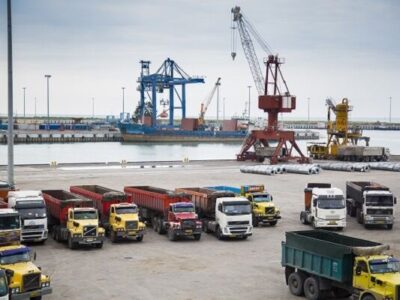 ترانزیت کالا از مازندران: رشد ۴.۴ برابری در ترانزیت کالا و ۳.۶ میلیون تن واردات به کشور