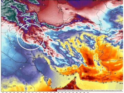 پیش بینی هوا بارانی و سرد هفته آینده در مازندران