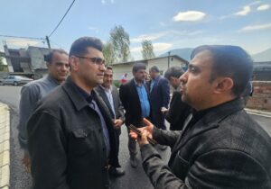 مسیر دسترسی روستای استخرپشت با اجرای آسفالت ۵۰۰ متری بهبود یافت