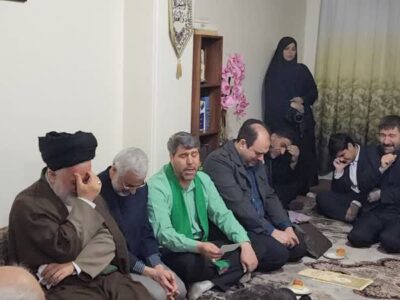 تجلیل از شهدای جنگ رمضان در محله خلیج فارس تهران