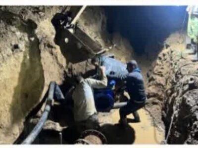 مدیریت بهینه شبکه انتقال آب ساری با اصلاح حوضچه‌های شیرآلات در پنبه‌چوله؛ تداوم پایداری شبکه آب شرب ساری با استانداردسازی خطوط انتقال در محدوده تعریض جاده