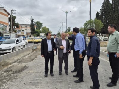 تسریع در پاکسازی محور و بهره‌برداری از دوربرگردان تا یک هفته آینده