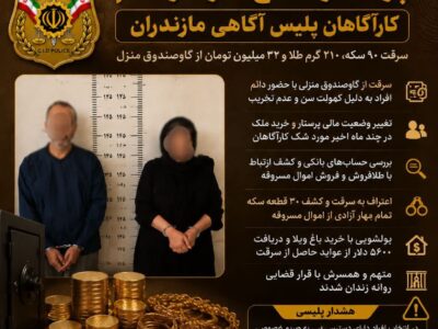 اعتماد خانوادگی به سرقت طلا و سکه ختم شد؛ کشف ۳۰ سکه از اموال مسروقه