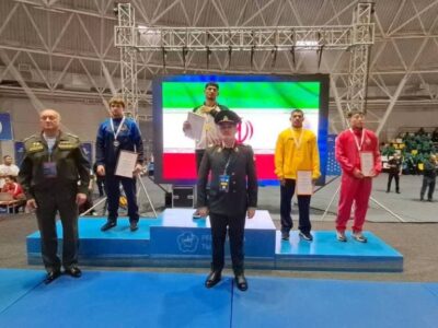 فراجا بر سکوی دوم رقابت‌های بین‌المللی کشتی جام وزارت دفاع روسیه